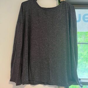 Simply Vera Vera Wang Heathered Gray Top
